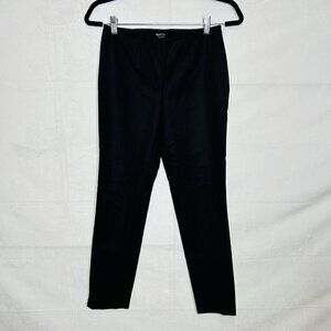 Worth New York Black Size 0 (28x27) Tapered Ankle Cotton Pants Side Zip Career